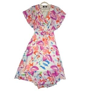 DKNY Flowy Floral Dress
